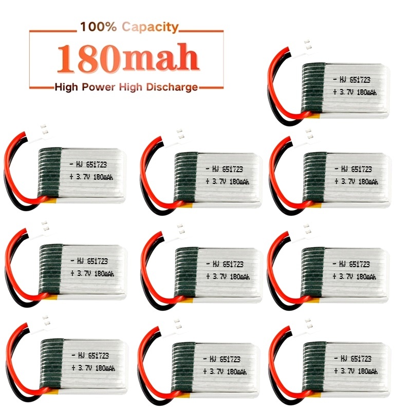 Top Rc Hobby Mini Xcub - JJRC H8 Mini 3.7v 180mah Lipo