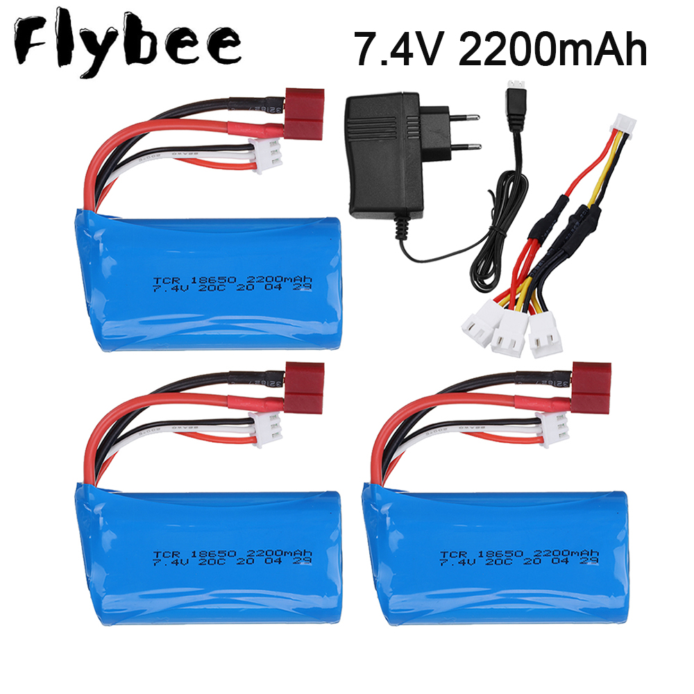 Rc Hobby Rc - RC araba için 7.4 V 2200mAh
