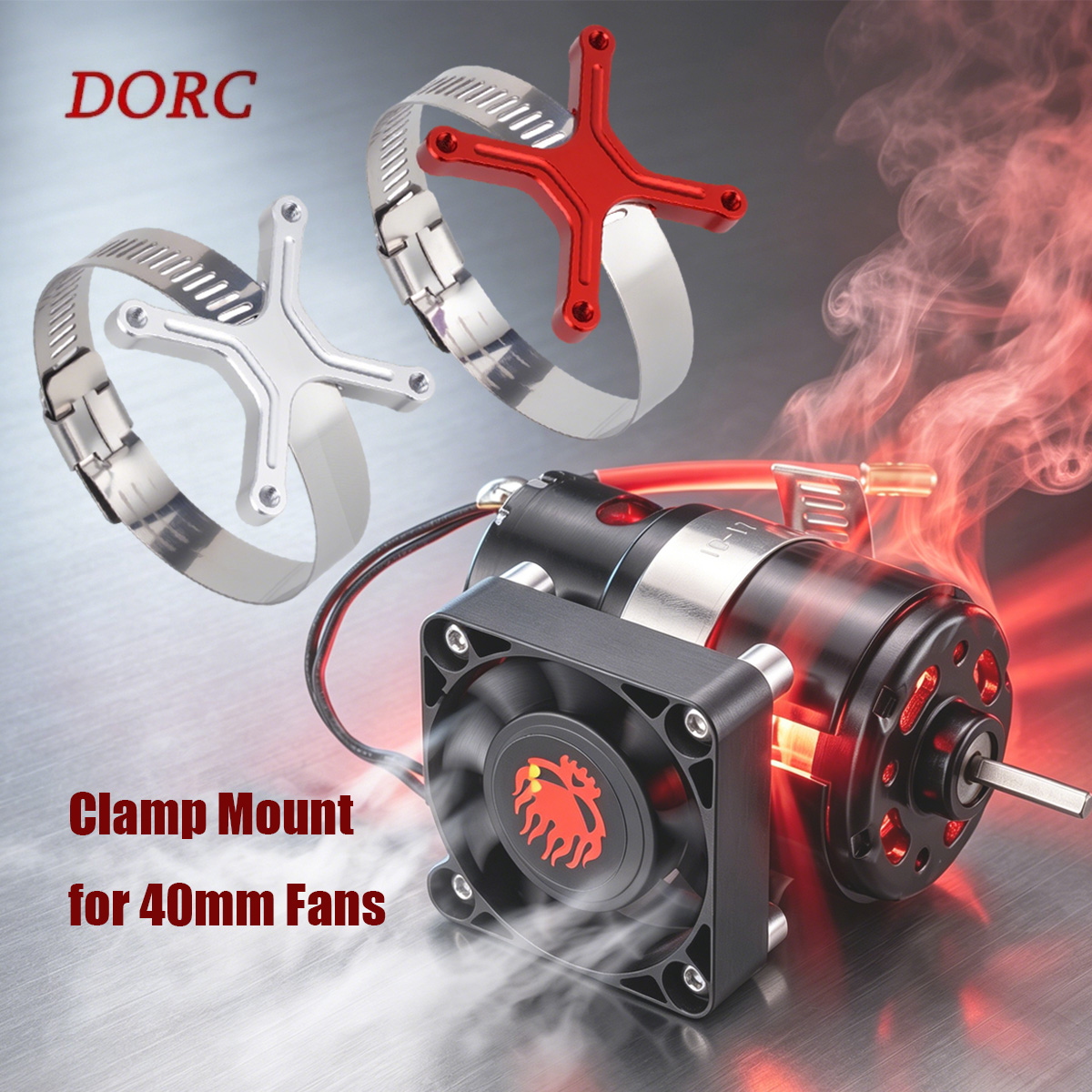 Rc Hobby World - Evrensel Ayarlanabilir Fan Montajı 30-49mm Geniş
