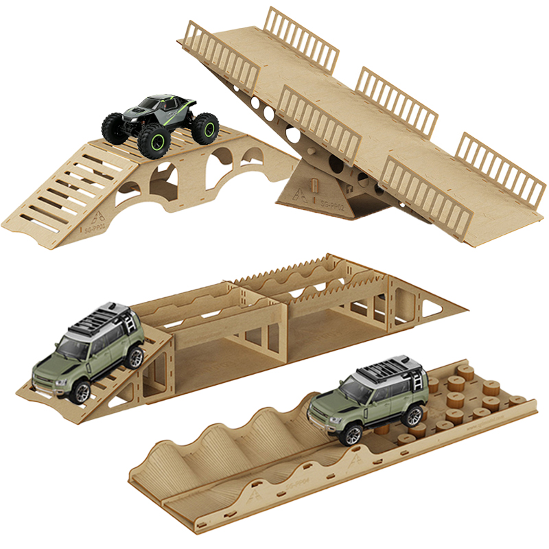 Rc Hobby World - Ahşap Simüle Edilmiş Off-Road Engel Parçaları