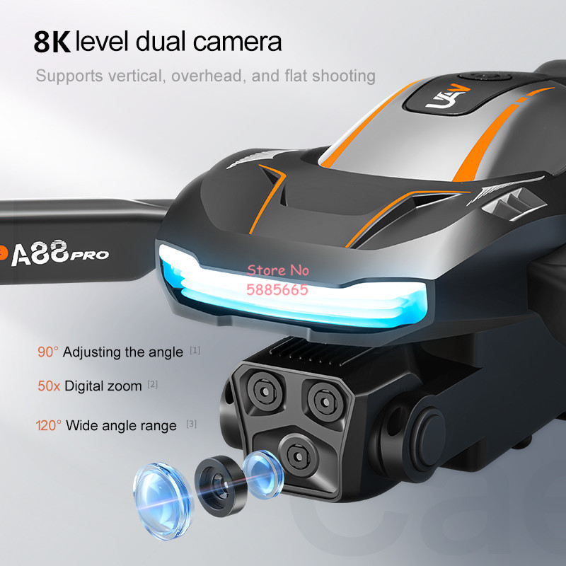 8K Hava Fotoğrafçılığı Optik A - Hobby Rc Quadcopters incelemesi ve fiyatı