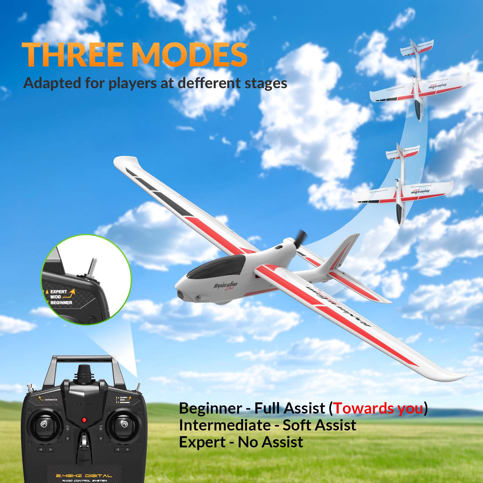 VOLANTEXRC Yetişkinler İçin RC - Rc Planes Horizon Hobby incelemesi ve fiyatı