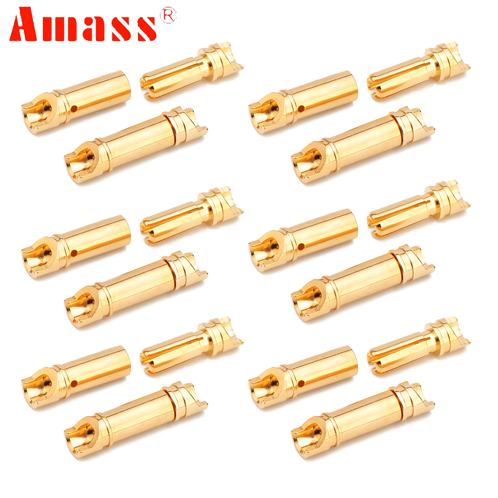 5 çift/grup Amass 3.5mm 4mm Al - Rc Hobbyking incelemesi ve fiyatı